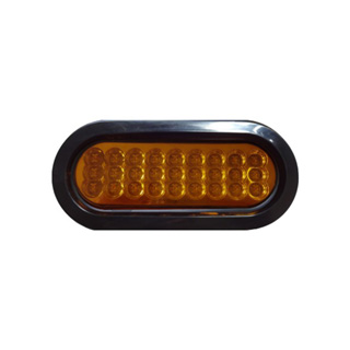 GF-6603 6 inch Oval 27 LED Truck Lorry Brake Lights Stop Turn Tail Lamp Turn Signal Stop Lights